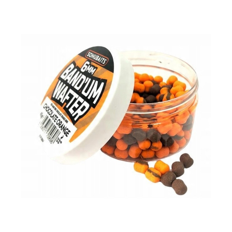 Pellet Sonubaits haczykowy Band\'Um Wafters 45g, 6mm - CHOCOLATE ORANGE
