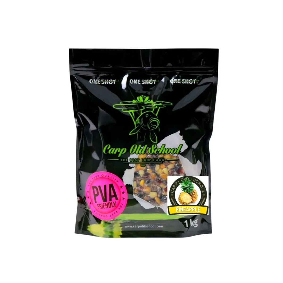 Ziarno zanętowe Carp Old School Rainbow Mix 1kg - Ananas Ziarno zanętowe Carp Old School Rainbow Mix 1kg - Ananas