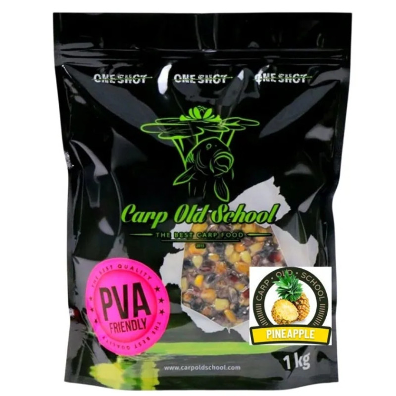 Ziarno zanętowe Carp Old School Rainbow Mix 1kg - Ananas