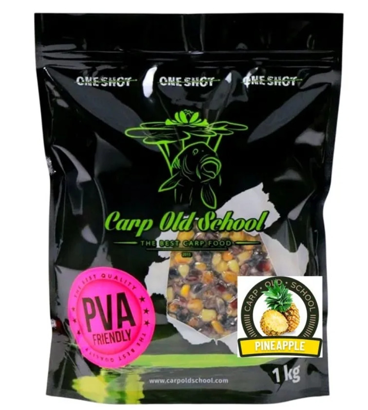 Ziarno zanętowe Carp Old School Rainbow Mix 1kg - Ananas Ziarno zanętowe Carp Old School Rainbow Mix 1kg - Ananas