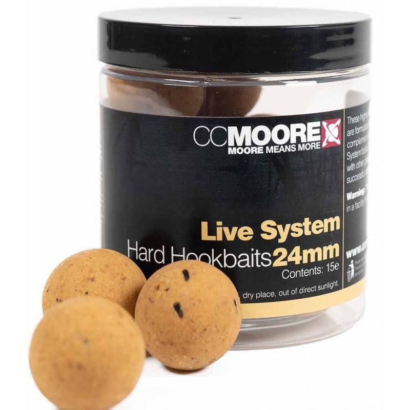 Kulki proteinowe CC Moore Hard Hookbaits 24mm -  Live System 