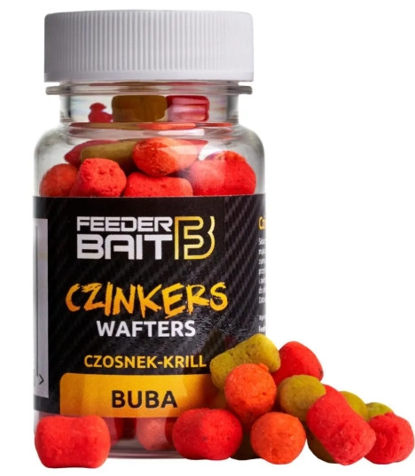 Przynęta Feeder Bait Czinkers Wafters 6/9mm - Buba Czosnek-Krill
 Przynęta Feeder Bait Czinkers Wafters 6/9mm - Buba Czosnek-Krill