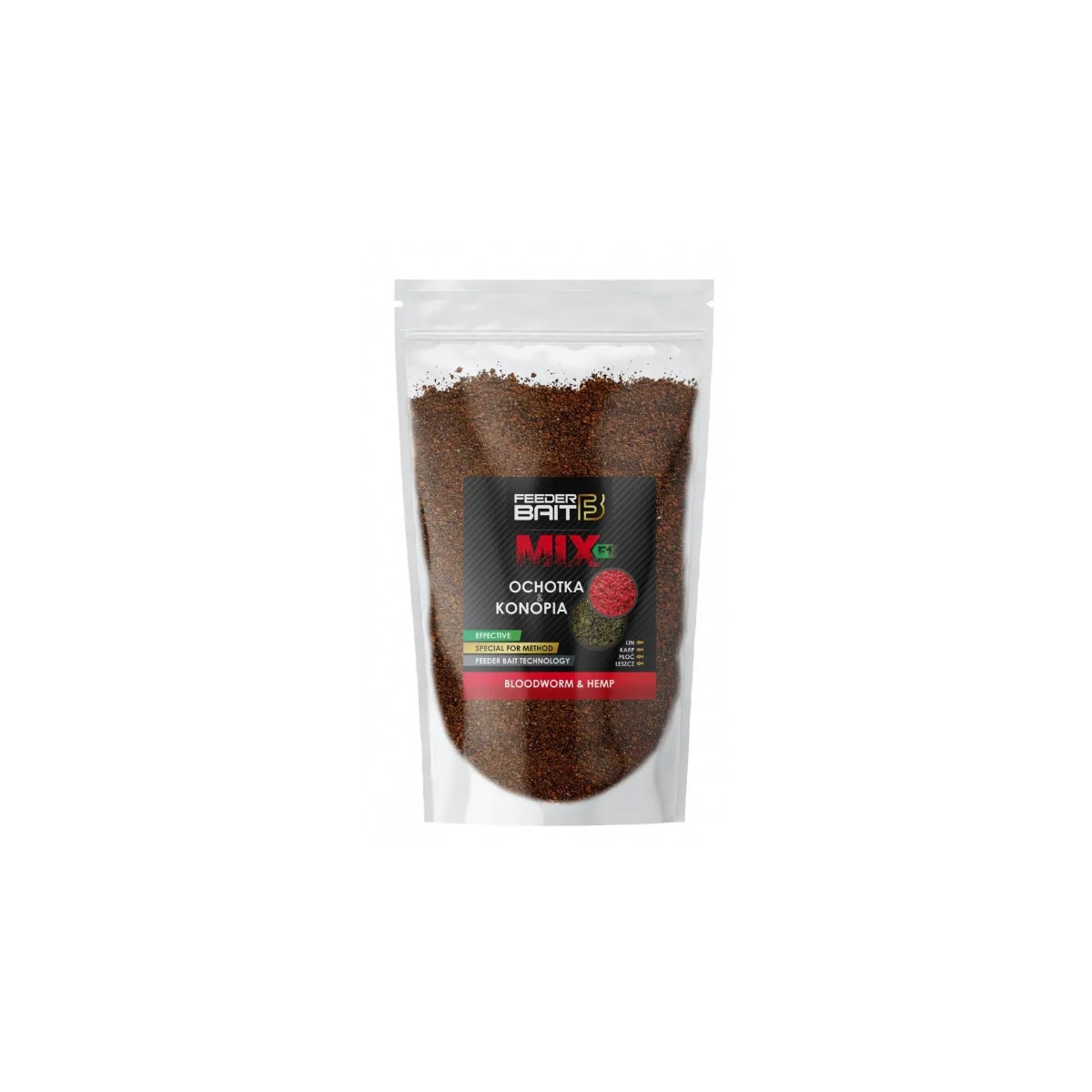 Zanęta Feeder Bait Mix 800g - F1 Ochotka Konopia