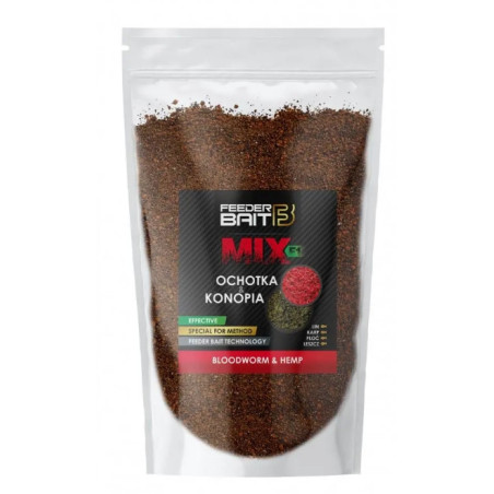 Zanęta Feeder Bait Mix 800g - F1 Ochotka Konopia Zanęta Feeder Bait Mix 800g - F1 Ochotka Konopia