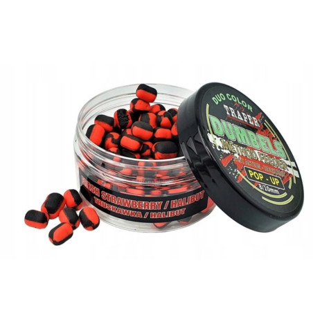 Przynęta Traper Dumbels Method Feeder 30g -  8/10mm Truskawka/Halibut
