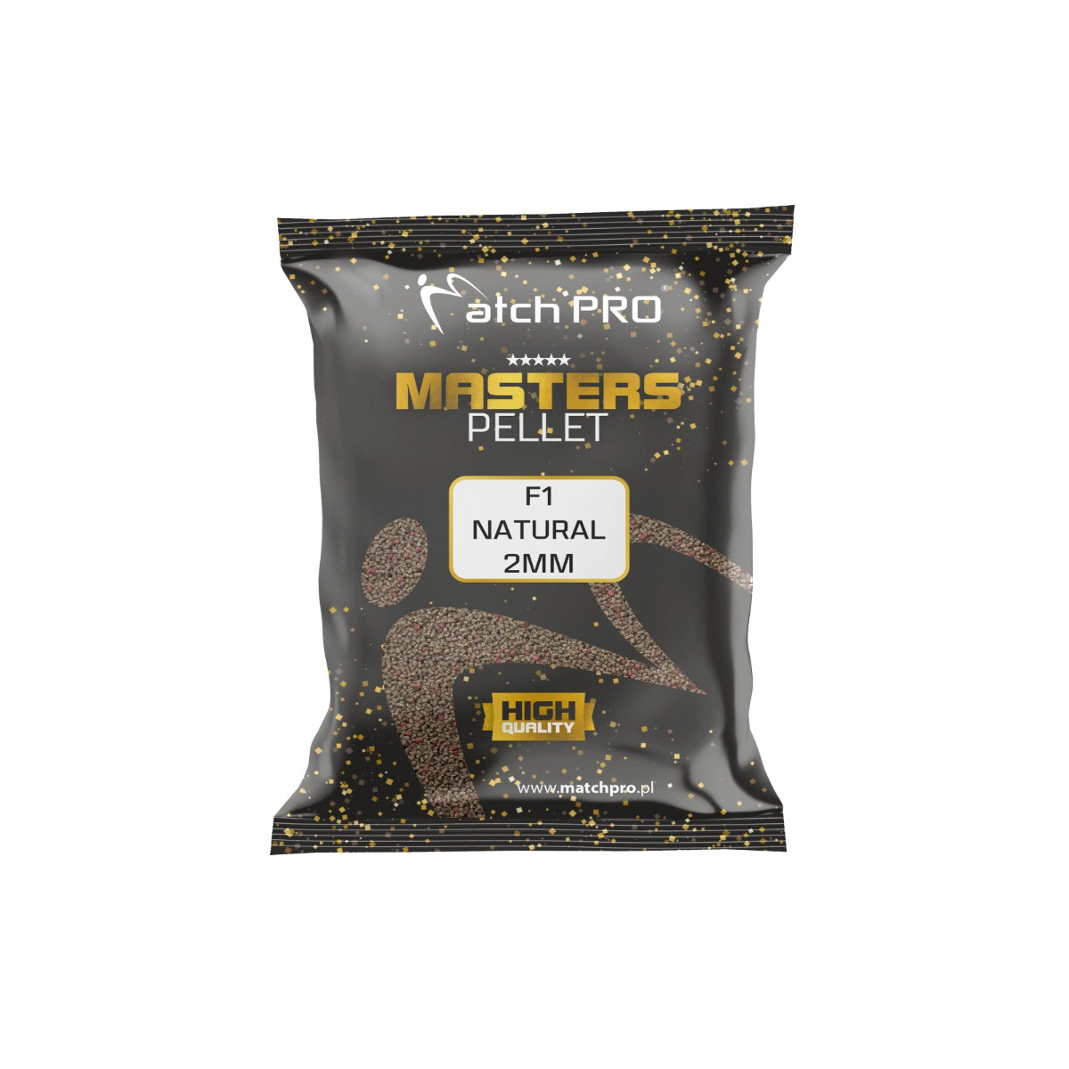 Pellet Match Pro Masters 700g, 2mm - F1 Natural 