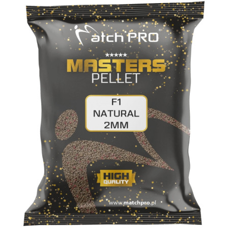 Pellet Match Pro Masters 700g - 2mm F1 Natural