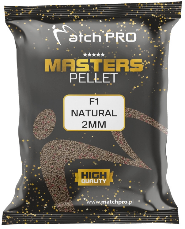 Pellet Match Pro Masters 700g - 2mm F1 Natural  Pellet Match Pro Masters 700g - 2mm F1 Natural