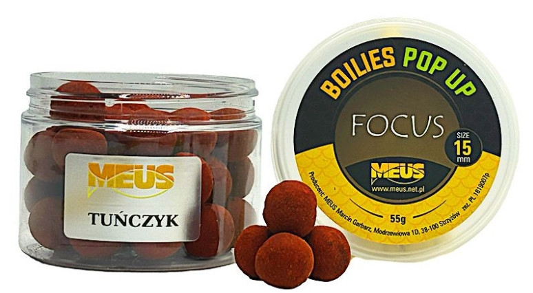 Kulki Meus Pop Up Focus 55g - 15mm tuńczyk Kulki Meus Pop Up Focus 55g - 15mm tuńczyk