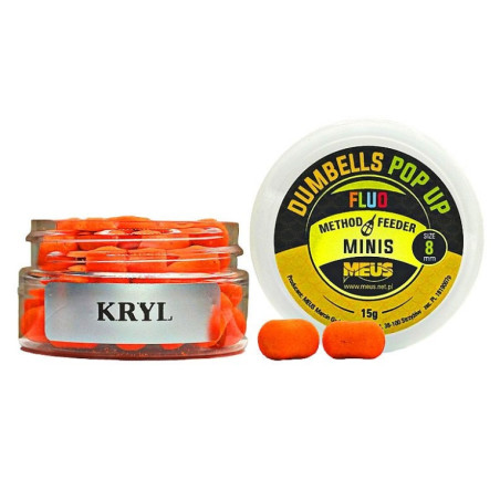 Kulki Meus Dumbells Fluo Pop Up MINIS 15g / 8mm / kryl