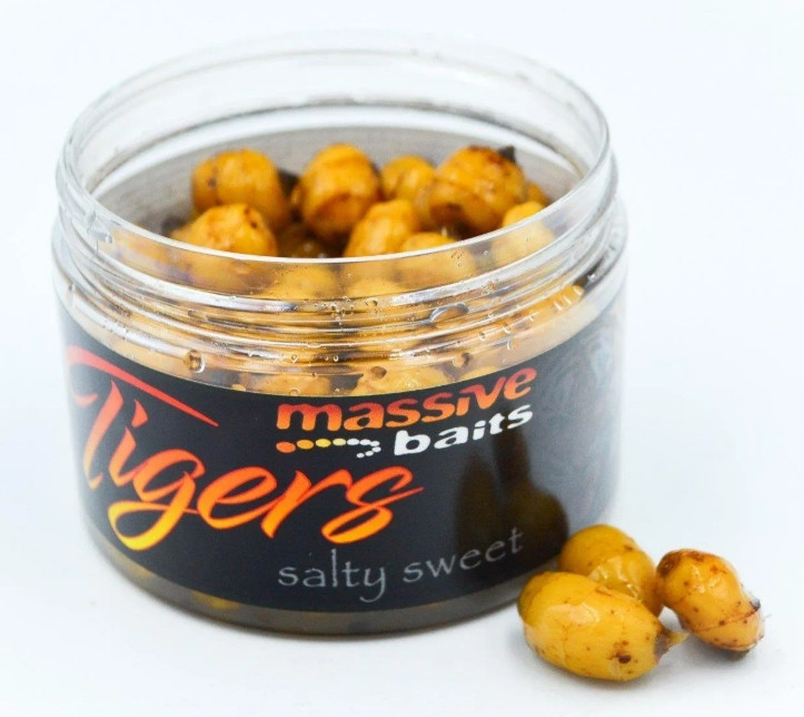 Przynęta Massive Baits Salty Sweet Tigers 150ml - Bolsena Squid Przynęta Massive Baits Salty Sweet Tigers 150ml - Bolsena Squid