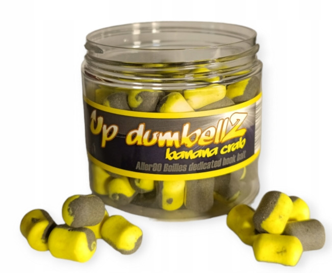 Przynęta Massive Baits Aller Up DumbelZ 200ml - 14mm Banana Crab Przynęta Massive Baits Aller Up DumbelZ 200ml - 14mm Banana Crab