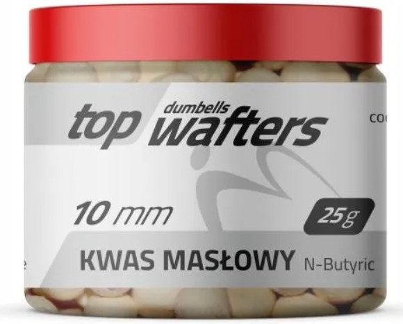Przynęta Match Pro Top Dumbells Wafters 10mm - kwas masłowy Przynęta Match Pro Top Dumbells Wafters 10mm - kwas masłowy