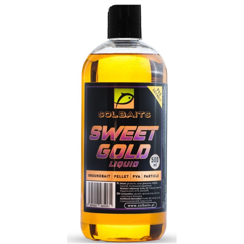 Liquid Solbaits 500ml - Sweet Gold