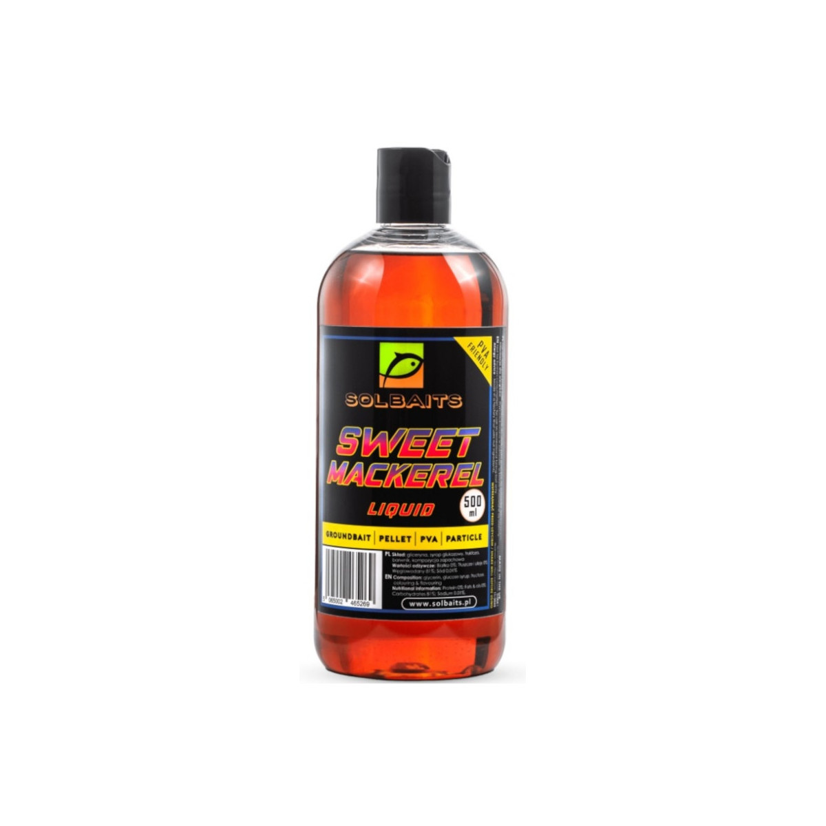 Liquid Solbaits 500ml - Sweet Mackerel