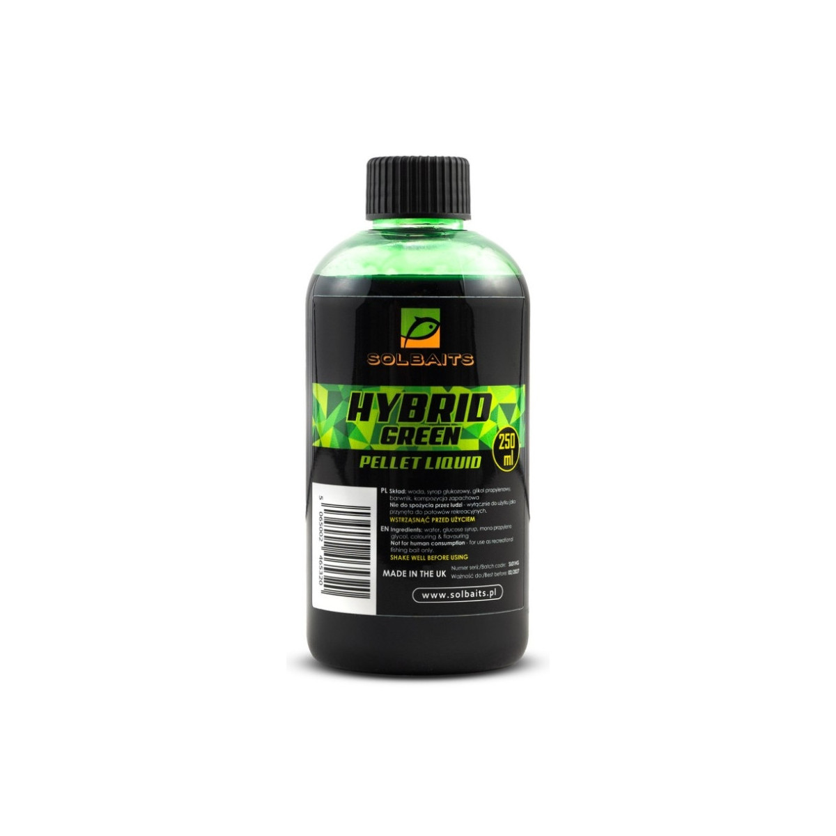 Liquid Solbaits 250ml - Hybrid Green 