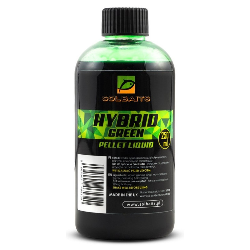 Liquid Solbaits 250ml - Hybrid Green 
