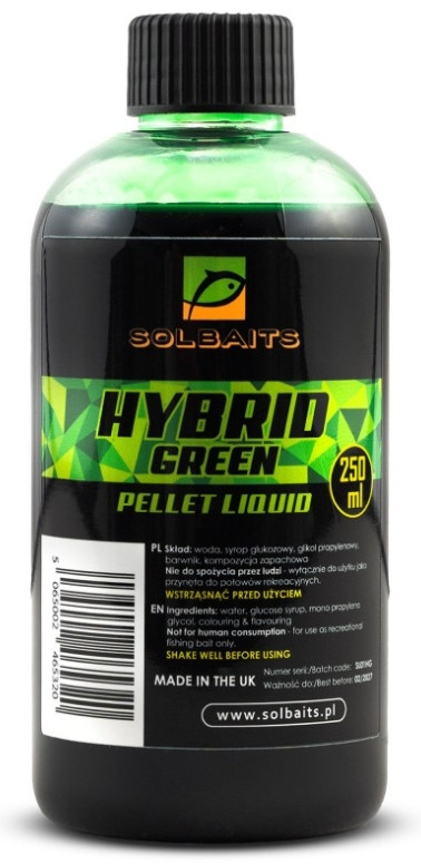 Liquid Solbaits 250ml - Hybrid Green  Liquid Solbaits 250ml - Hybrid Green
