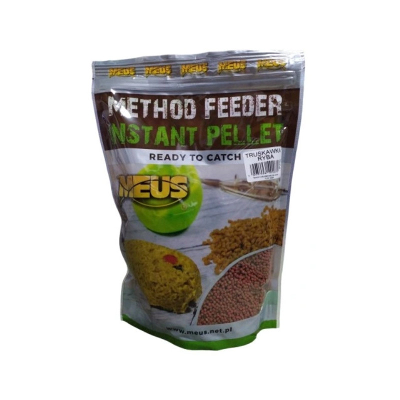 Pellet Meus Instant Pellet Method Feeder 700g, 2mm - Truskawka, Ryba