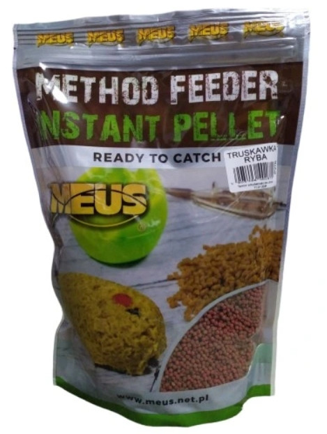 Pellet Meus Instant Pellet Method Feeder 700g - 2mm Truskawka, Ryba Pellet Meus Instant Pellet Method Feeder 700g - 2mm Truskawka, Ryba