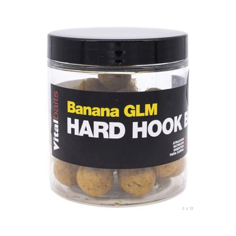 Kulki Vital Baits Hard Hook Bait Banana GLM 100g - 18mm Banan GLM