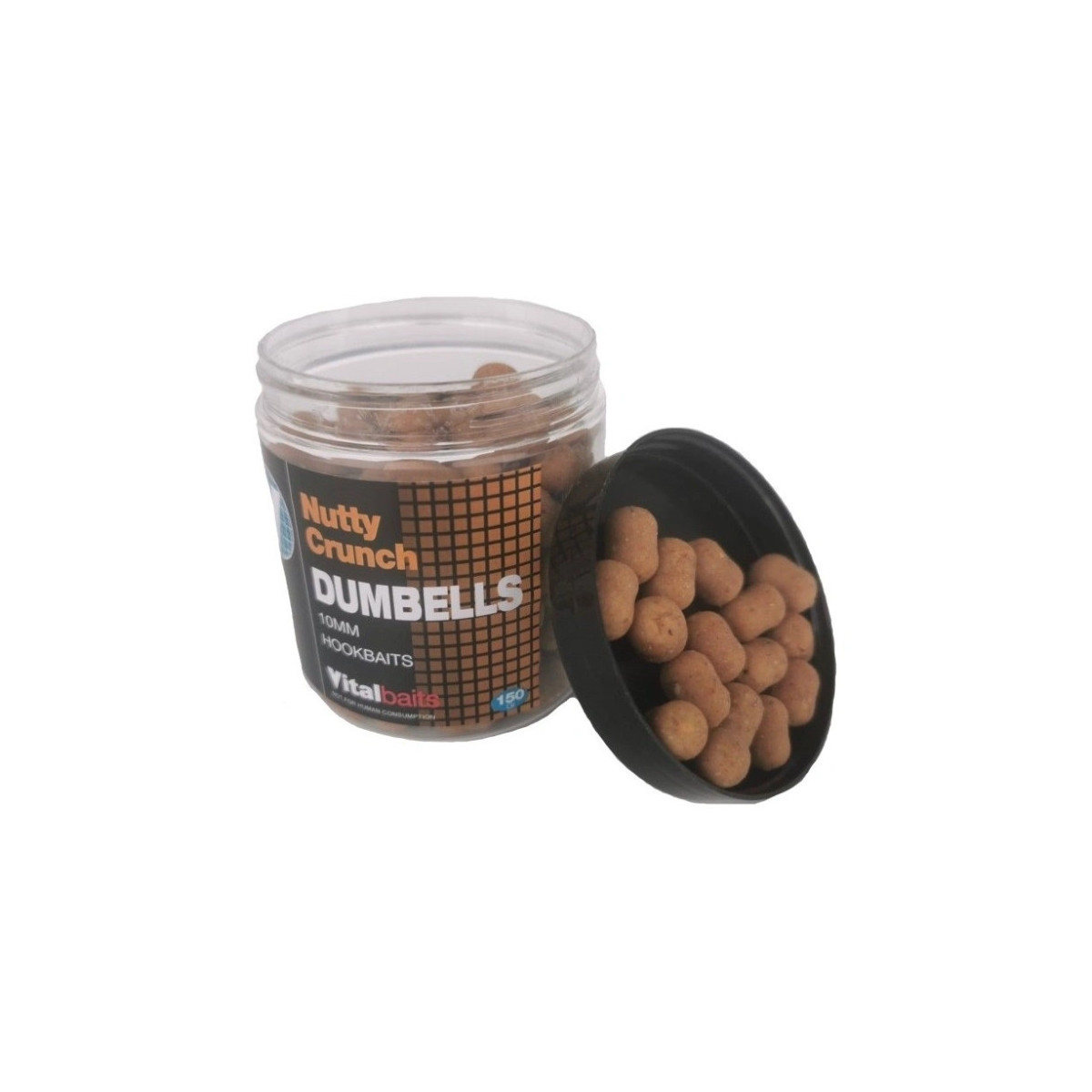 Przynęta Vital Baits hakowa Dumbels 150g - 10mm Nutty Crunch