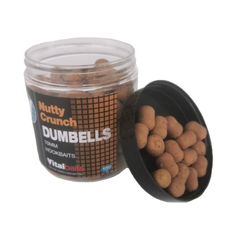 Przynęta Vital Baits hakowa Dumbels 150g - 10mm Nutty Crunch
