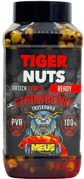 Ziarna zanętowe Meus Orzech Tygrysi 700g - Truskawka  Ziarna zanętowe Meus Orzech Tygrysi 700g - Truskawka