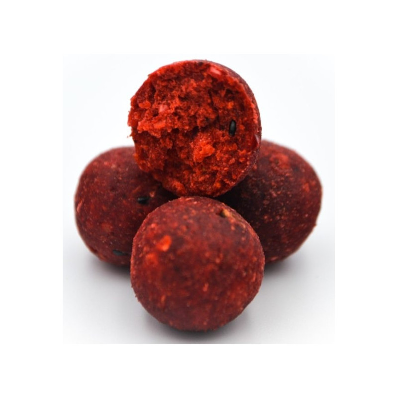 Kulki proteinowe Massive Baits Top Shelf 1kg - 24mm Strawberry Bergamotta