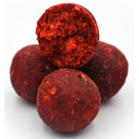 Kulki proteinowe Massive Baits Top Shelf 1kg, 24mm - Strawberry Bergamotta