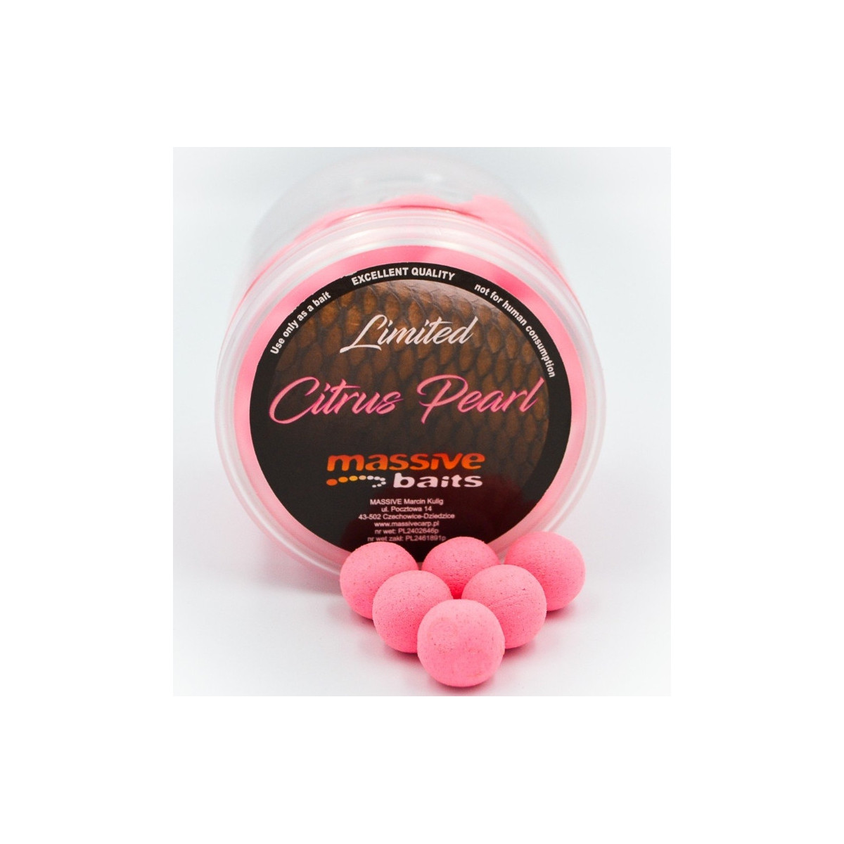 Kulki Massive Baits POP UPS TOP SHELF 200ml, 14mm - Bio Calanus