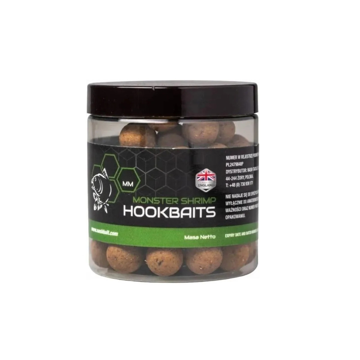 Przynęta Nash Cult Coated Hookbait 15mm - Monster Shrimp Przynęta Nash Cult Coated Hookbait 15mm - Monster Shrimp