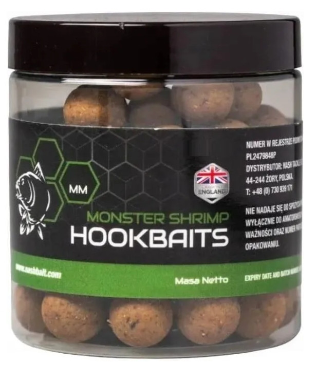 Przynęta Nash Cult Coated Hookbait 15mm - Monster Shrimp  Przynęta Nash Cult Coated Hookbait 15mm - Monster Shrimp