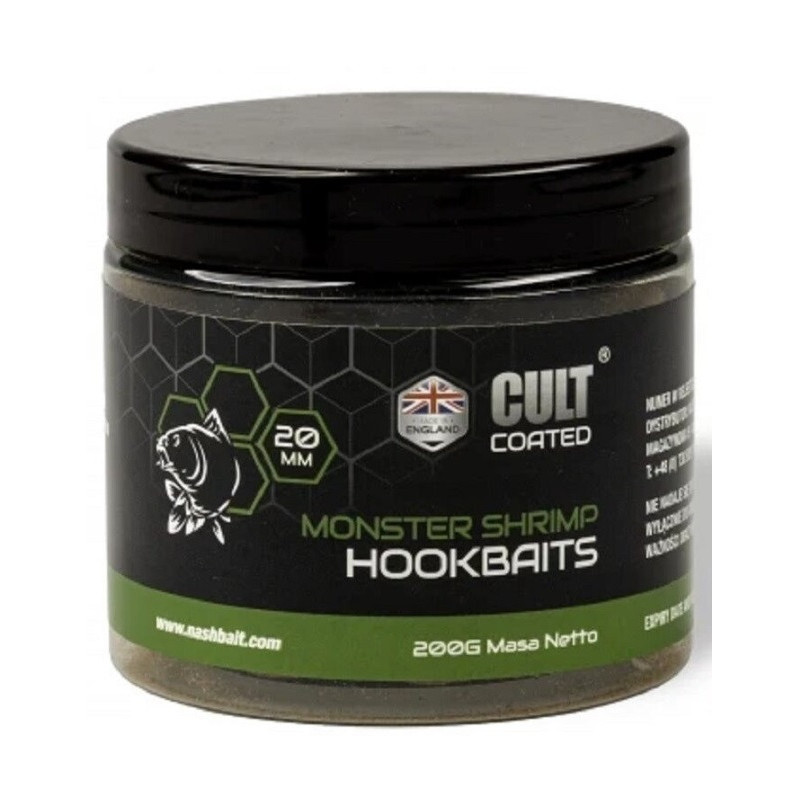 Przynęt Nash Cult Coated Hookbait 20mm - Monster Shrimp