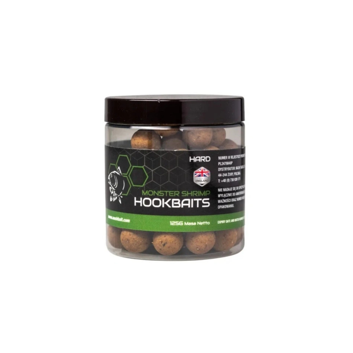 Przynęta NASH Hard Hookbaits 125g - 20mm Monster Shrimp