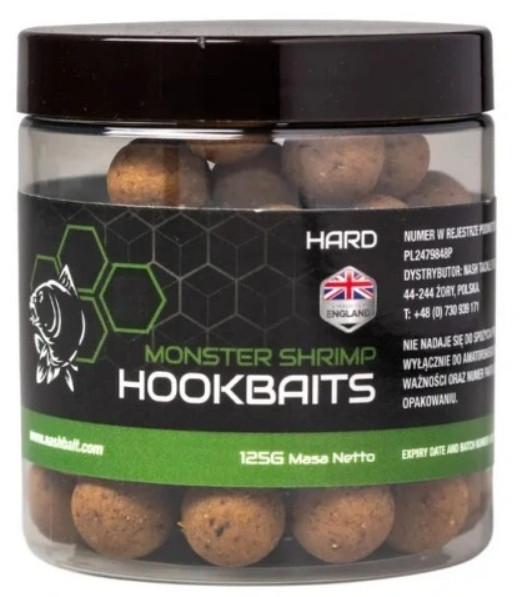 Przynęta NASH Hard Hookbaits 125g - 20mm Monster Shrimp Przynęta NASH Hard Hookbaits 125g - 20mm Monster Shrimp