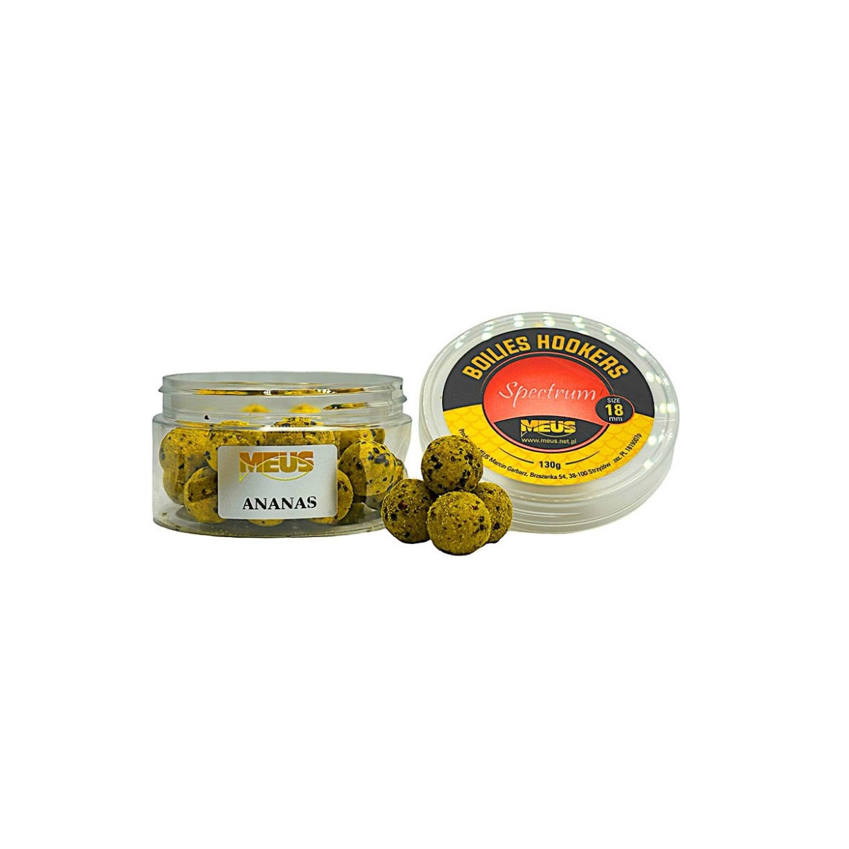 Kulki hakowe Meus  Spectrum 18mm - ananas (tonące)