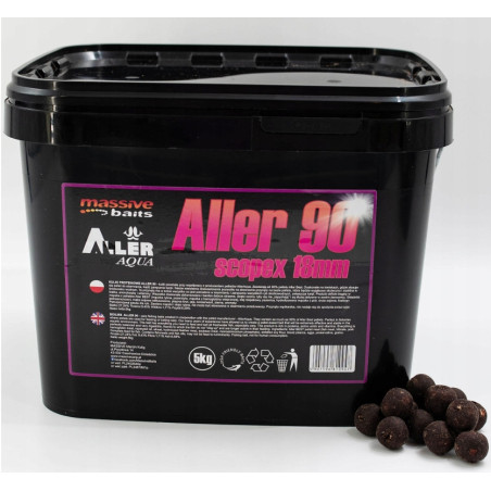 Kulki proteinowe Massive Baits Aller 90 Natural 5kg 18mm - Scopex