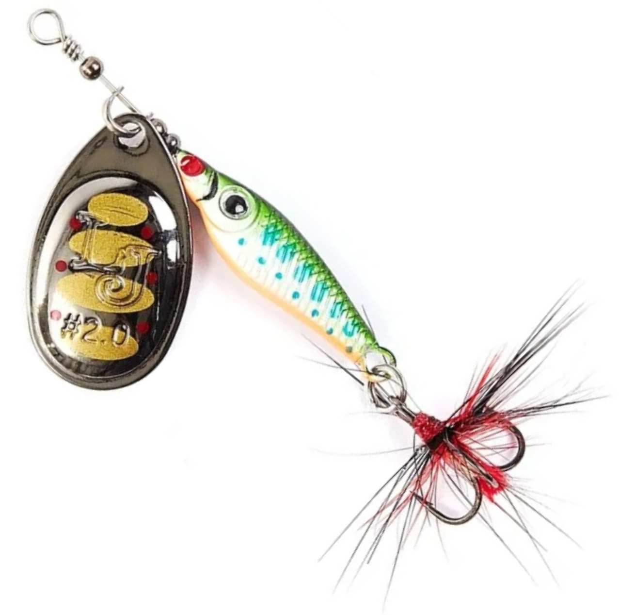 Błystka Lucky John Trian Blade Round 6g roz.2 005  Błystka Lucky John Trian Blade Round 6g roz.2 005