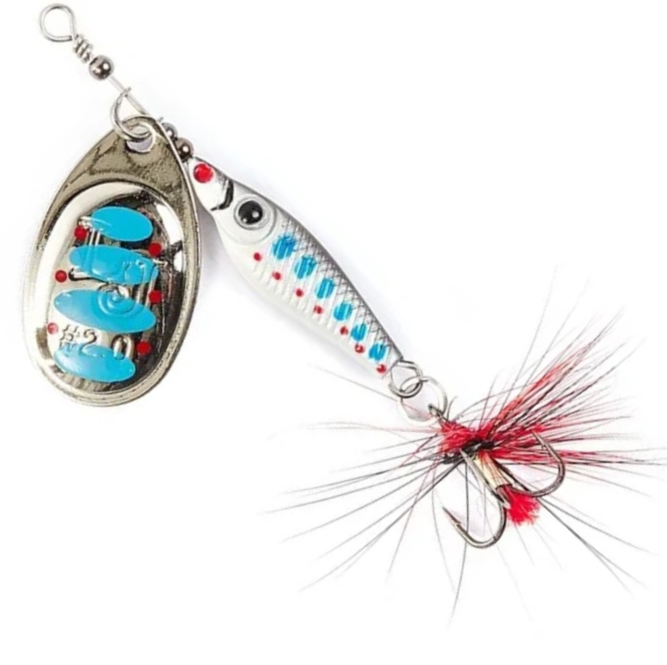 Błystka Lucky John Trian Blade Round 9g roz.2 003  Błystka Lucky John Trian Blade Round 9g roz.2 003