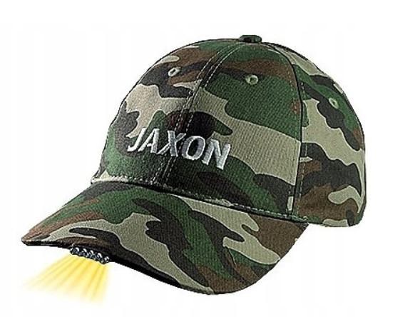 Czapka Jaxon z latarką w daszku UJ-CZX01F - ciemny moro Czapka Jaxon z latarką w daszku UJ-CZX01F - ciemny moro