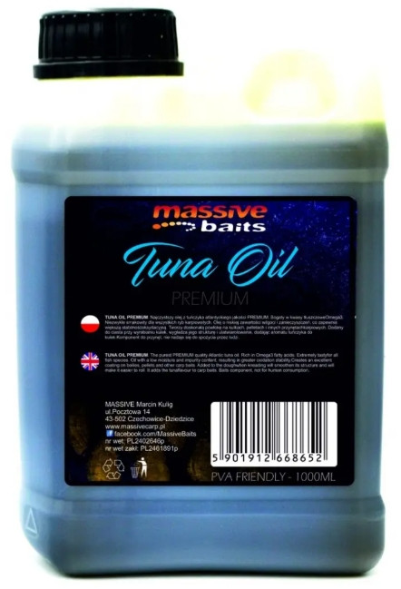 Liquid Massive Baits 1000ml - Tuna Oil Premium Liquid Massive Baits 1000ml - Tuna Oil Premium