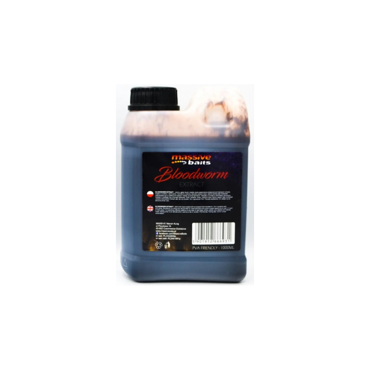 Liquid Massive Baits 1000ml - Bloodworm Extract