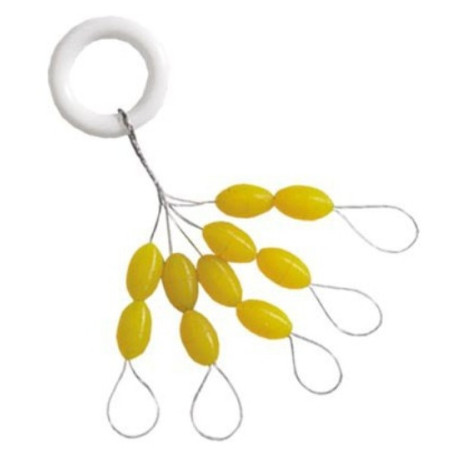 Stopery silikonowe Jaxon XL - żółte