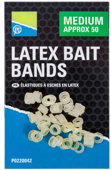 Gumki do pelletu Preston Latex Bait Bands - Medium
