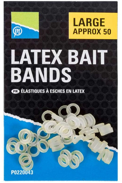 Gumki do pelletu Preston Latex Bait Bands - Large Gumki do pelletu Preston Latex Bait Bands - Large
