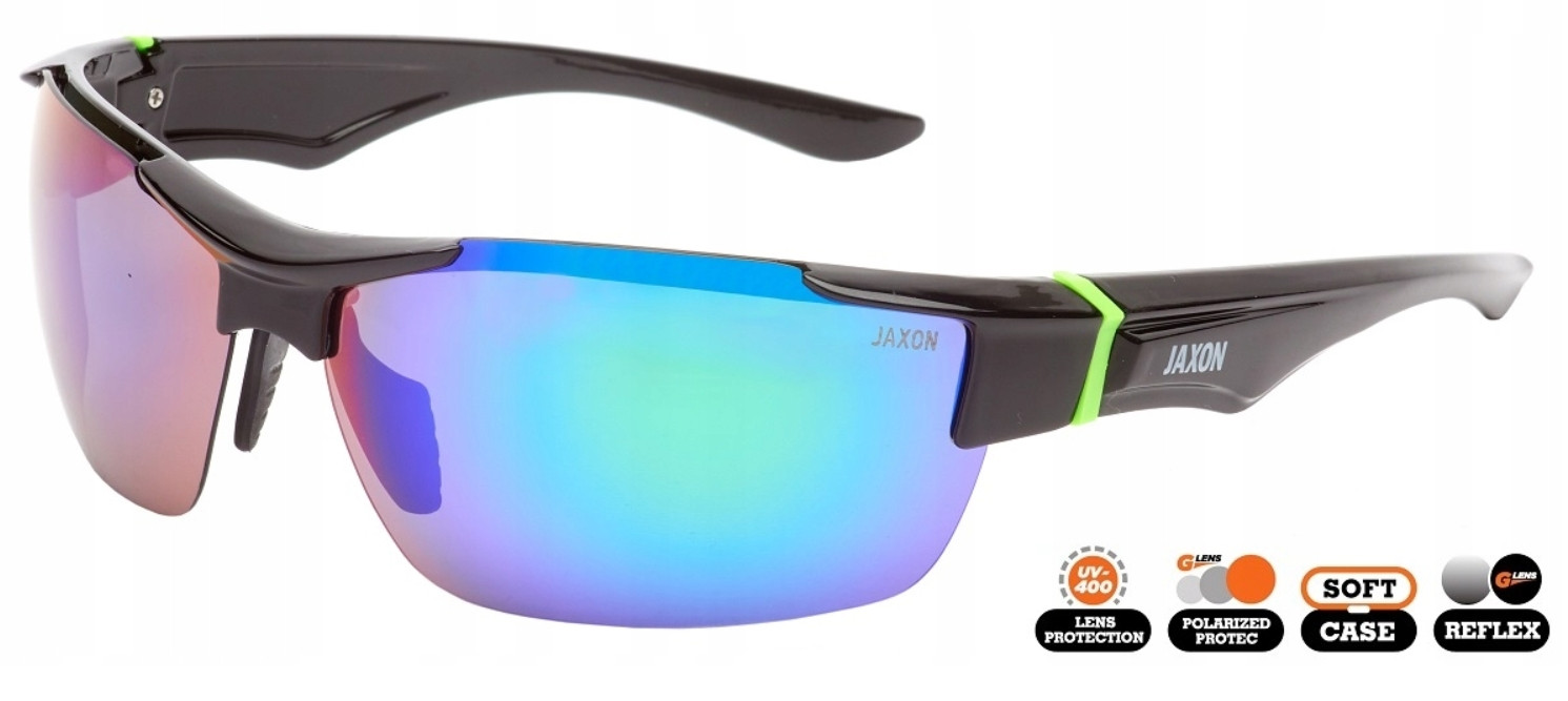 Okulary polaryzacyjne Jaxon AK-OKX57SMZ - zielone Okulary polaryzacyjne Jaxon AK-OKX57SMZ - zielone