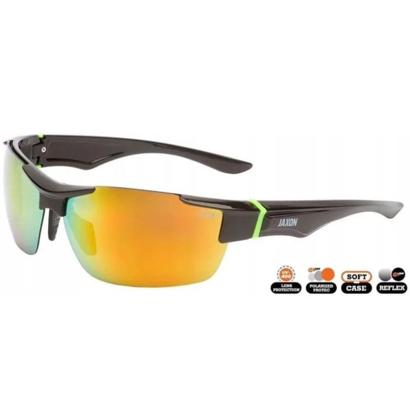 Okulary polaryzacyjne Jaxon AK-OKX57 - lustrzana/tęczowa