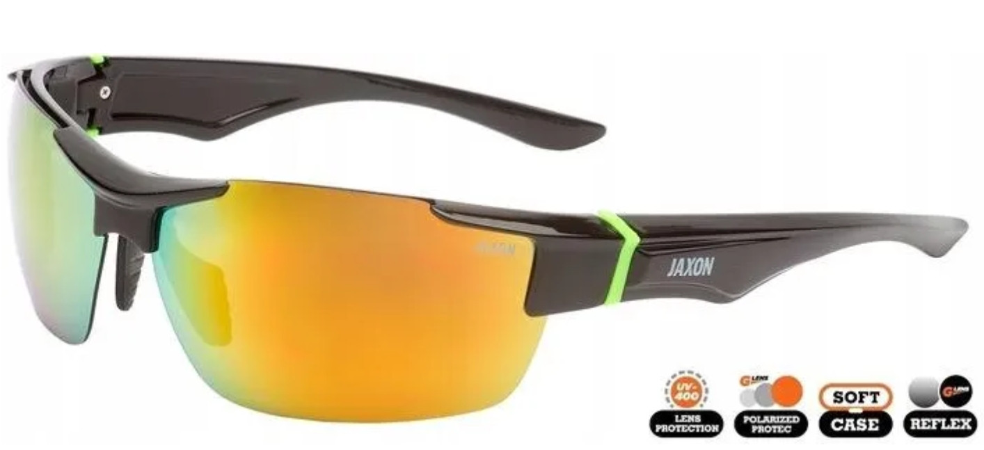 Okulary polaryzacyjne Jaxon AK-OKX57 - lustrzana/tęczowa