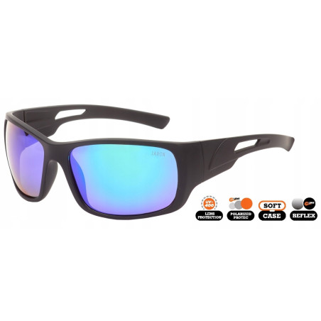 Okulary polaryzacyjne Jaxon AK-OKX63SMZ - lustrzanka zielona